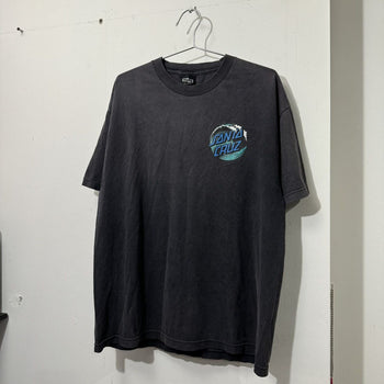 1990S FADED SANTA CRUZ NHS OG WAVE LOGO TEE