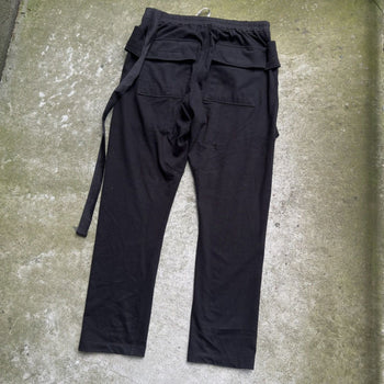 RICK OWENS DRKSHDW FW22 STROBE CREATCH CARGO SWEATPANTS