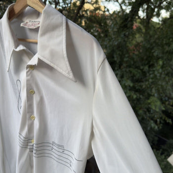 1970s Music Print Art Shirt