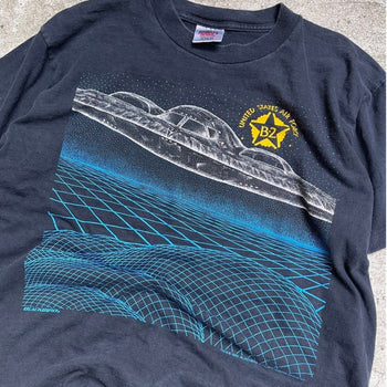 1980S BLACKBIRD B2 STEALTH BOMBER FIGHTER JET TEE