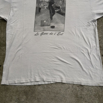 1990s LE GARE DE L'EST PARIS STATION TEE