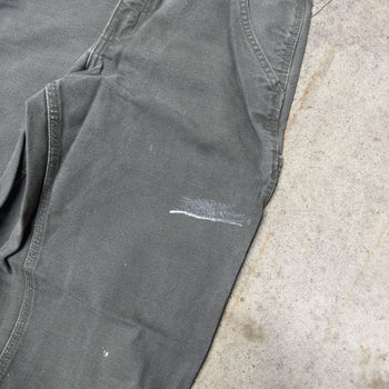 2000s Carhartt Baggy Faded Moss Green Carpenter Pants