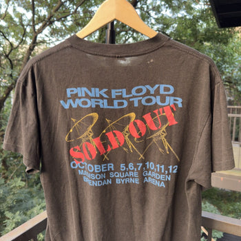 1987 Pink Floyd World Tour MSG Sold Out Tour Tee