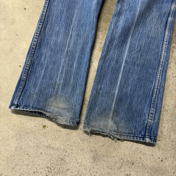 1970s DICKIES BOOTCUT FLARE TALON DENIM JEANS