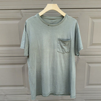 2000s Faded Green Thrashed Distressed Tee