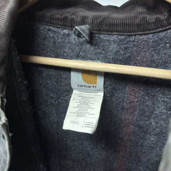 1990s Carhartt C02PTL Chore Coat Jacket Faded Distressed