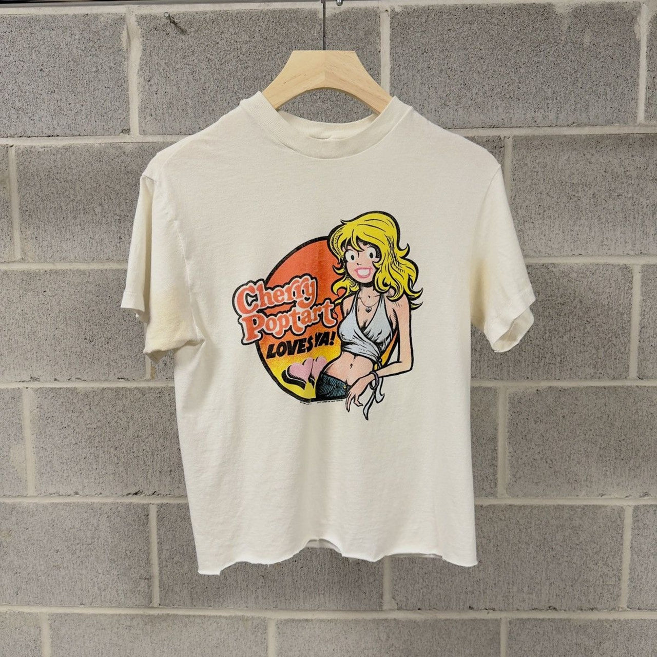 1980s Thrashed Faded Cherry Poptart Tee