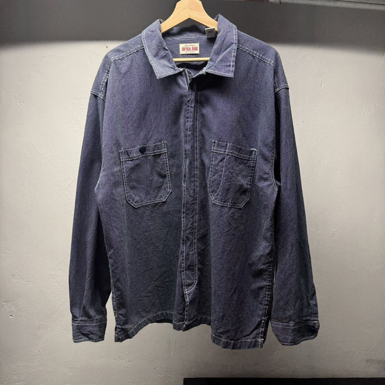 2000s Gap Workwear Zip Railroad Chore Coat