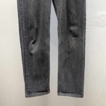 Vintage 1980s Levi’s 505 Made in USA Faded Black Yarn Dyed Jeans