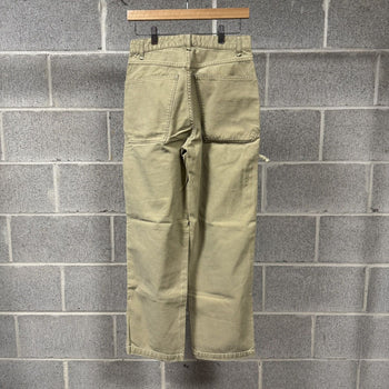 1990s Y2K Mossimo Tan Canvas Cargo Pants