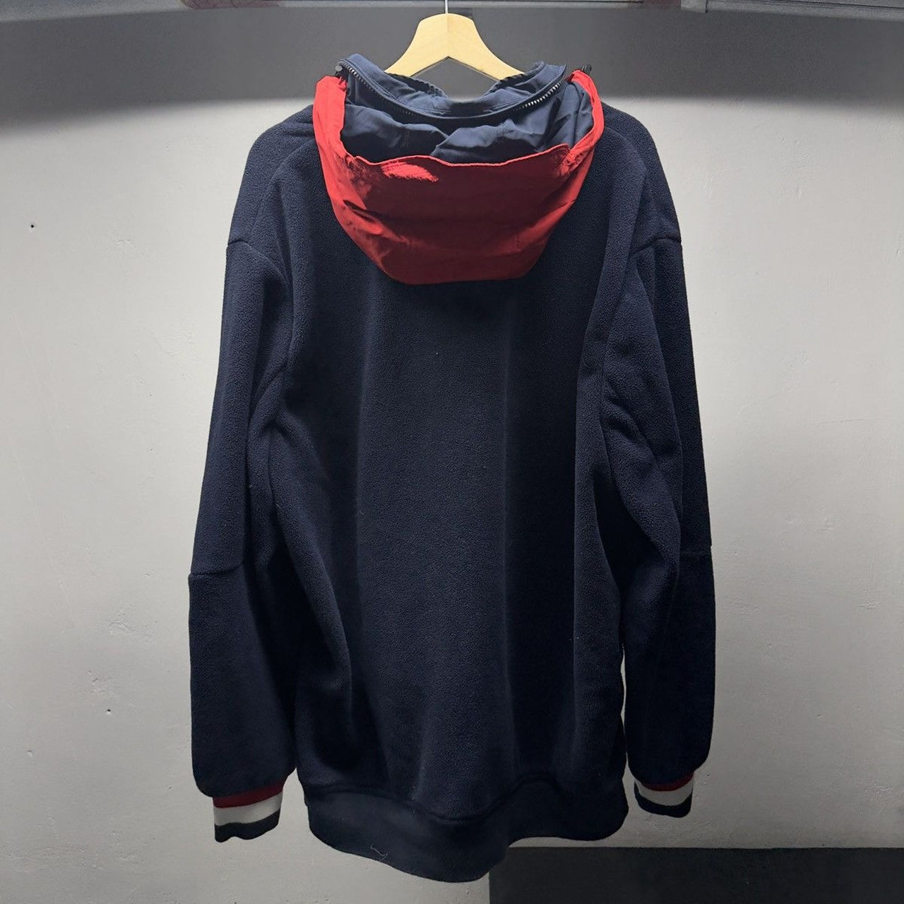 1990s Polo Ralph Lauren Polartec Hooded Zip Up Fleece Jacket