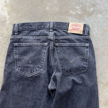 1990s LEVI'S 569 BLACK BAGGY DENIM SKATER JEANS