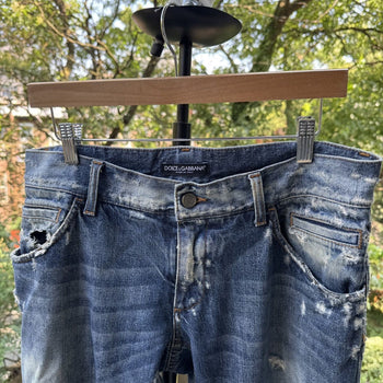 2000s Dolce & Gabbana Distressed Jeans