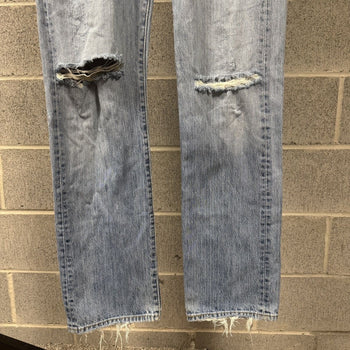 2000s Levi's 501 Thrashed Faded Distressed Jeans