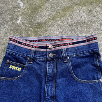 1990S Y2K PACO JEANS BAGGY SKATER DENIM JEAN SHORTS JORTS