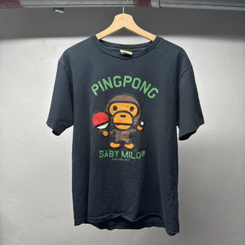 2000s Bape Baby Milo Ping Pong Tee Faded