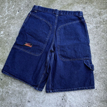 1990s LEE PIPES BMX BAGGY DENIM SKATER JEAN SHORTS JORTS