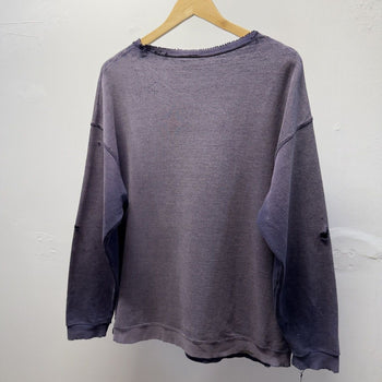 Vintage 1990s Thrashed Faded Distressed Blank Sweatshirt