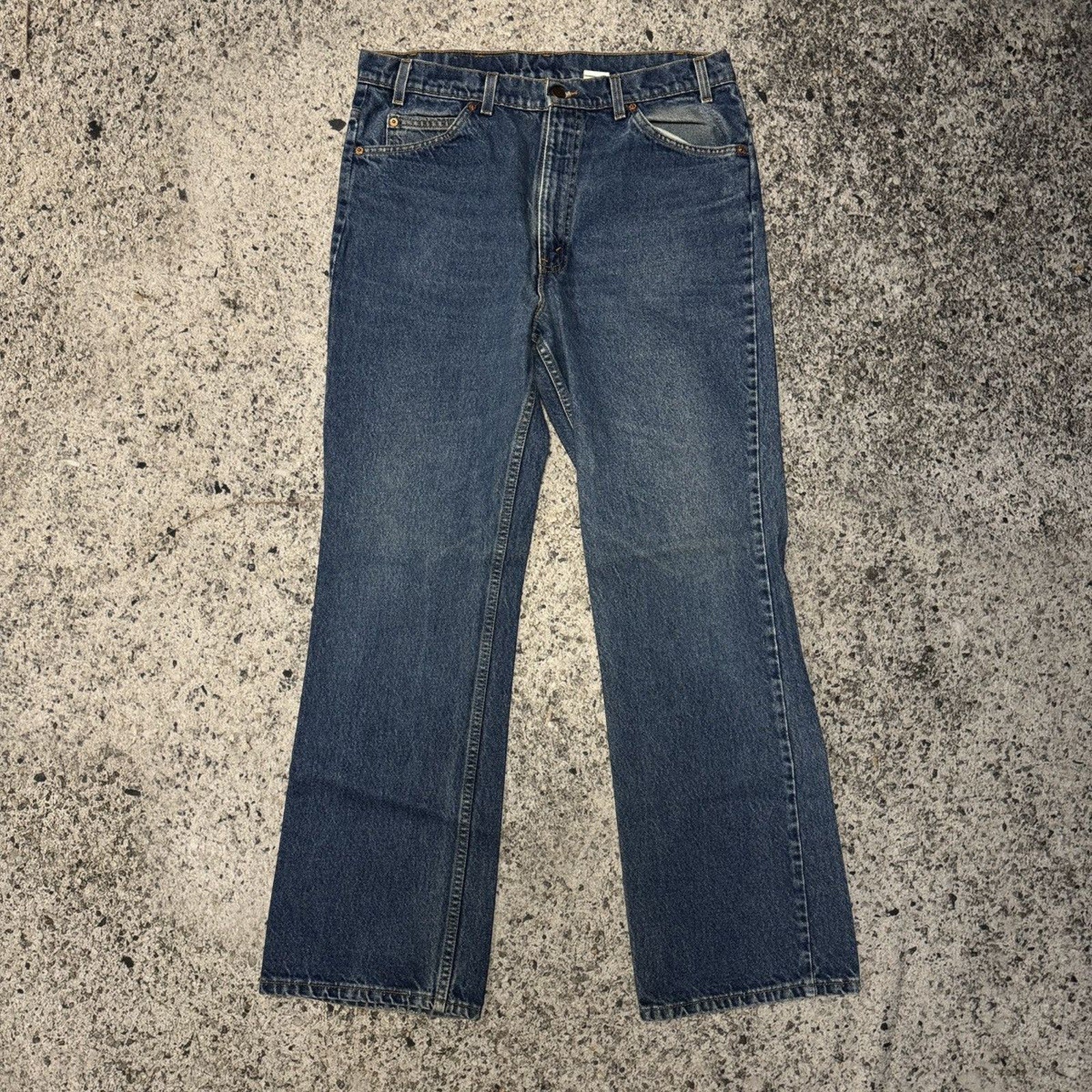Vintage 1990s Levi's 517 Made in USA Faded Bootcut Flare Jeans