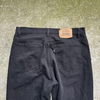 1990s LEVI'S 517 BLACK LIGHT DENIM BOOT CUT JEANS