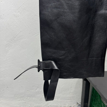 Bottega Veneta Pre Spring 2020 Leather Buckle Trouser Pants