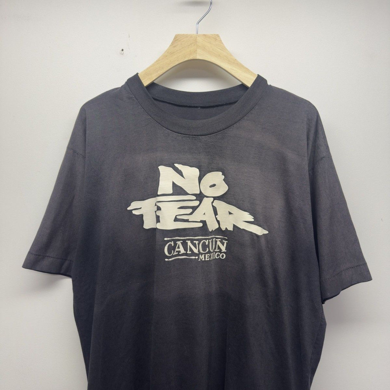 Vintage 1990s No Fear Faded Distressed Tee
