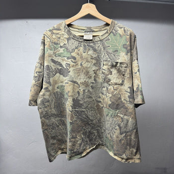 2000s Faded Distressed Boxy Camo Tee