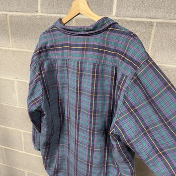 1980s Woolrich Plaid Grunge Flannel Jacket