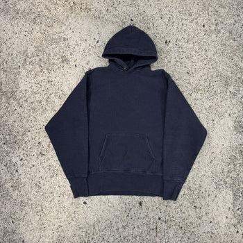 1990s Camber Heavyweight Faded Navy Blue Hoodie