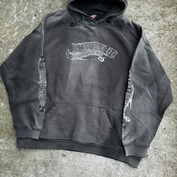 VINTAGE WEST COAST CHOPPERS THRASHED FADED DISTRESSED HOODIE