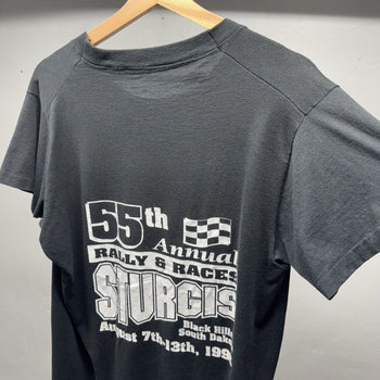 1990s Faded Death Rider Skull Biker Tee