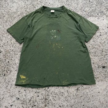 1990年代 バードハウス ジェレミー・クライン アニメガール スラッシュド フェードTシャツ