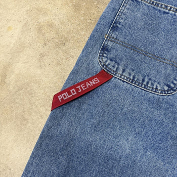 2000S POLO RALPH LAUREN BAGGY DENIM CARPENTER SKATER JEANS