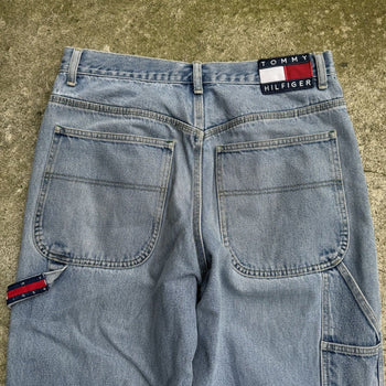 2000S TOMMY HILFIGER BAGGY WIDE LEG DENIM SKATER JEANS