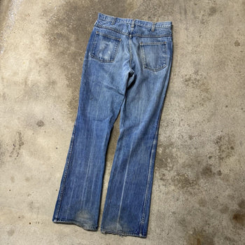 1970s DICKIES BOOTCUT FLARE TALON DENIM JEANS