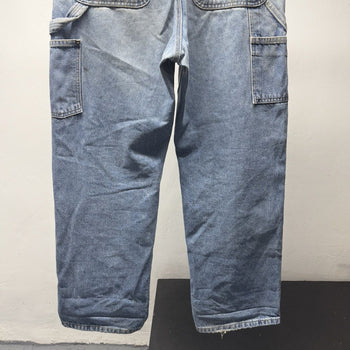2000s Carhartt Thrashed Faded Denim Double Knee Pants