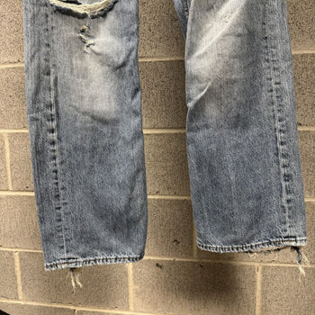 2000s Y2K Unionbay Thrashed Faded Distressed Bootcut Flare Jeans