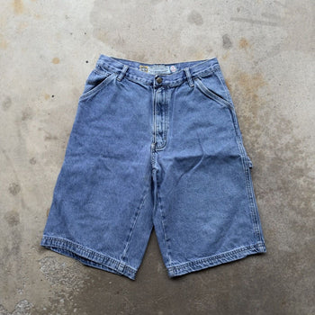 1990s BUGLE BOY BAGGY CARPENTER DENIM SKATER JEAN SHORTS JORTS