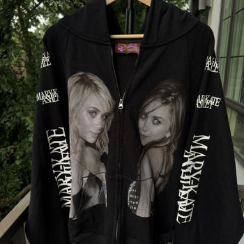 Praying OIsen Twins Zip Up Hoodie