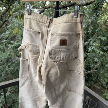 2000s Carhartt Thrashed Faded Distressed Double Knee Pants