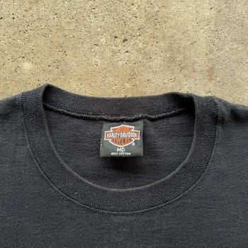 1990s HARLEY DAVIDSON LIGHTNING LOGO LONGSLEEVE TEE