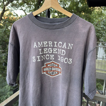 1990s Harley Davidson American Legend Faded Tee