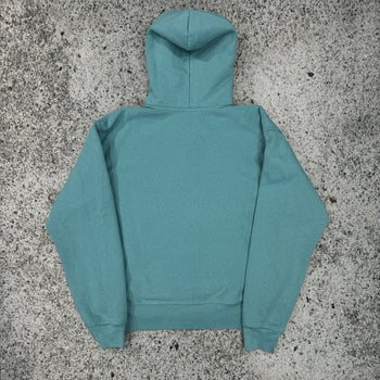 STUSSY SPORT BLUE DOT LOGO ZIP UP HOODIE