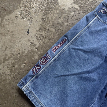 1990S Y2K PACO JEANS BAGGY SKATER DENIM JEAN SHORTS JORTS