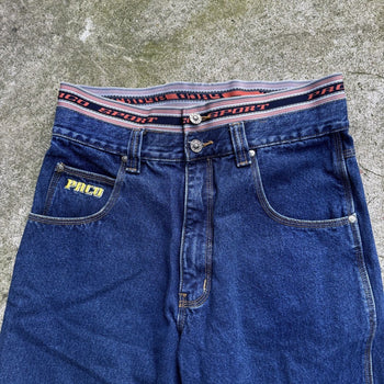 1990S Y2K PACO JEANS BAGGY SKATER DENIM JEAN SHORTS JORTS