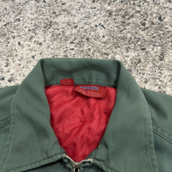 1980s Faded Thrashed Dickies Zip Up Work Jacket