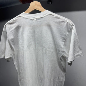 1980s Paper Thin Blank White Single Stitch Tee