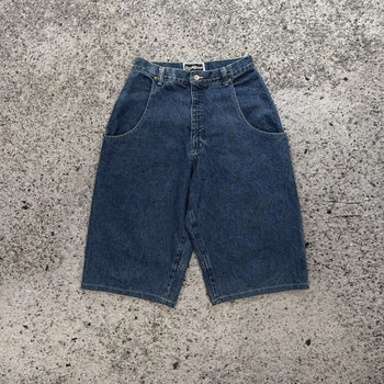 Shorts vaqueros skater holgados de pierna ancha de Sagwear de los años 90