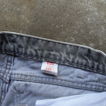 Vintage 1990s Levi's 550 Made in USA Orange Tab Jeans