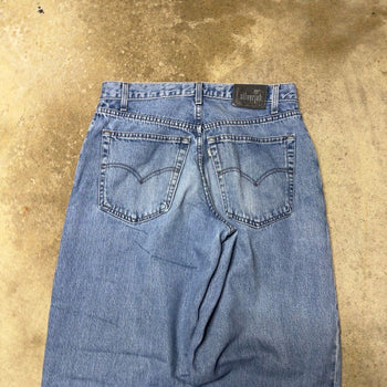 1990s LEVI’S SILVERTAB BAGGY FADED BLUE DENIM SKATER JEANS